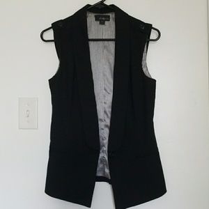 Black dressy vest